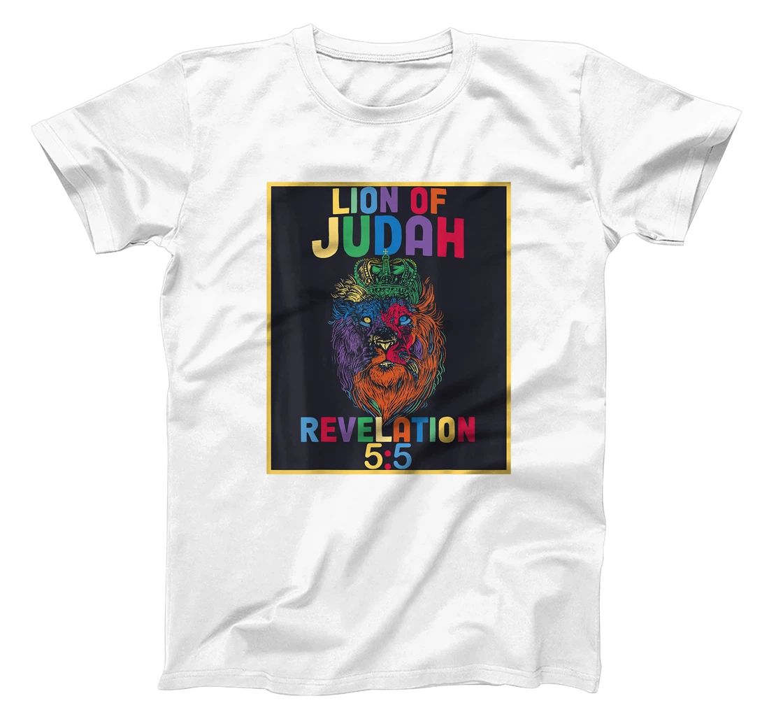 Lion of Judah Revelation 5:5 Bible Verse Christian Saying T-Shirt, Women T-Shirt