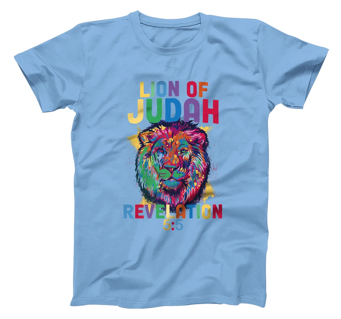 Lion of Judah Revelation 5:5 Christian Saying Bible Verse T-Shirt, Women T-Shirt