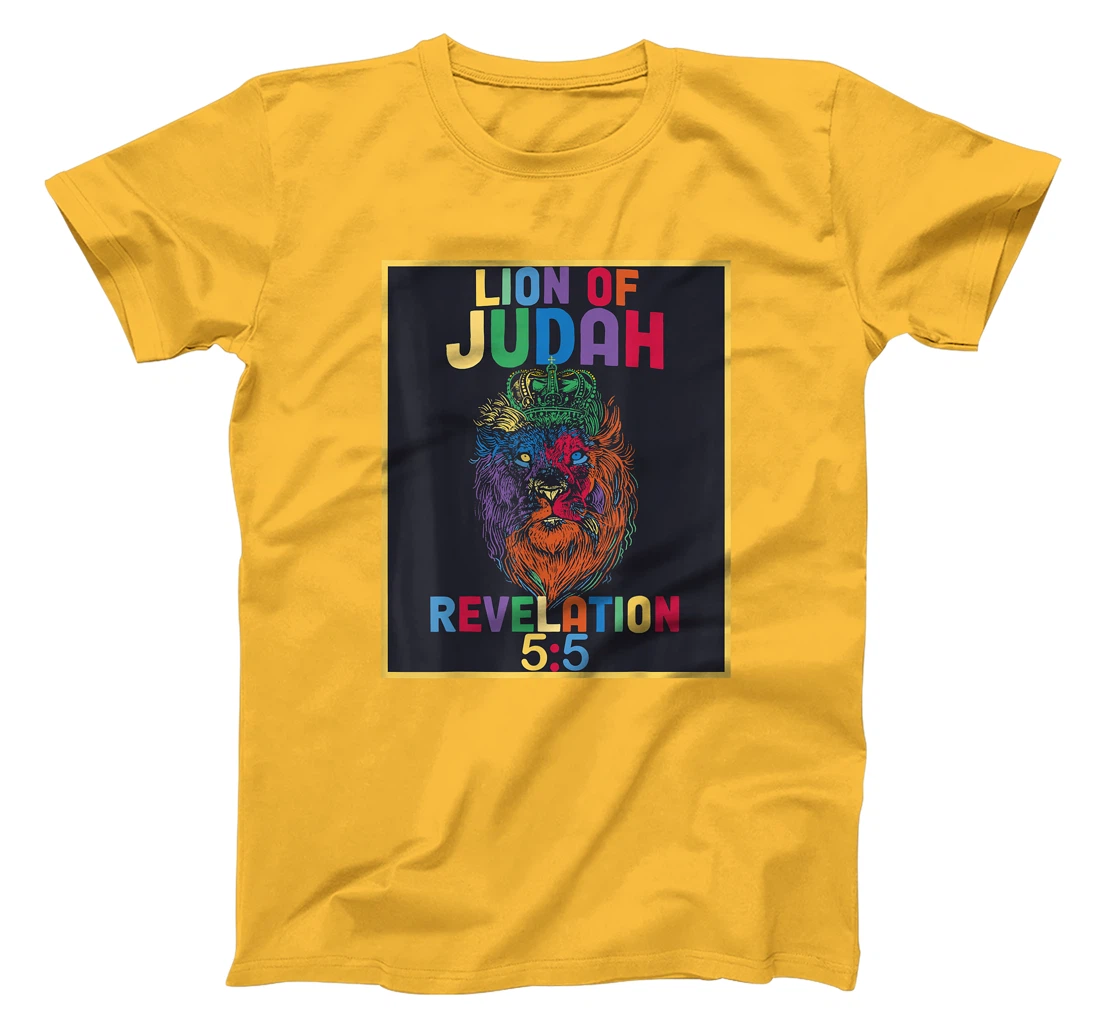 Lion of Judah Revelation 5:5 Bible Verse Christian Saying T-Shirt, Women T-Shirt