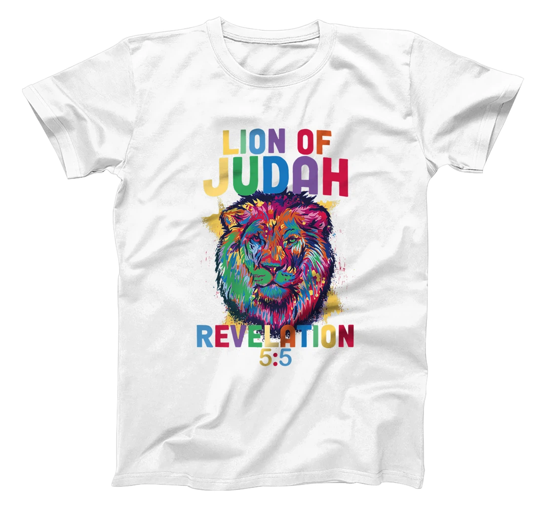 Lion of Judah Revelation 5:5 Christian Saying Bible Verse T-Shirt, Women T-Shirt