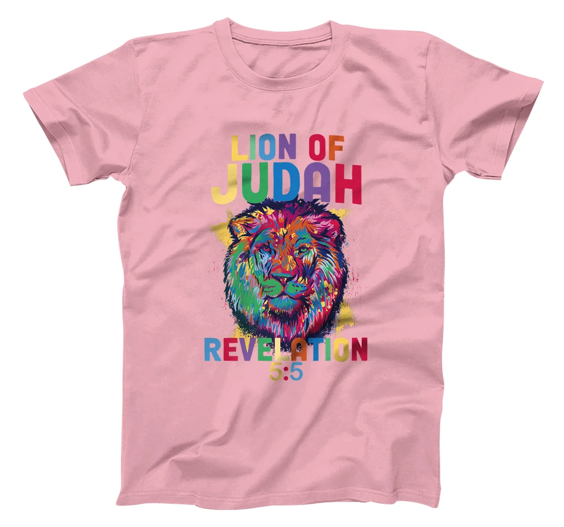 Lion of Judah Revelation 5:5 Christian Saying Bible Verse T-Shirt, Women T-Shirt