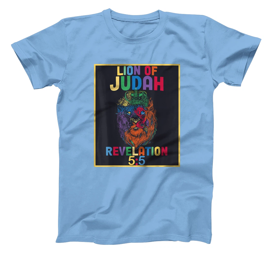 Lion of Judah Revelation 5:5 Bible Verse Christian Saying T-Shirt, Women T-Shirt