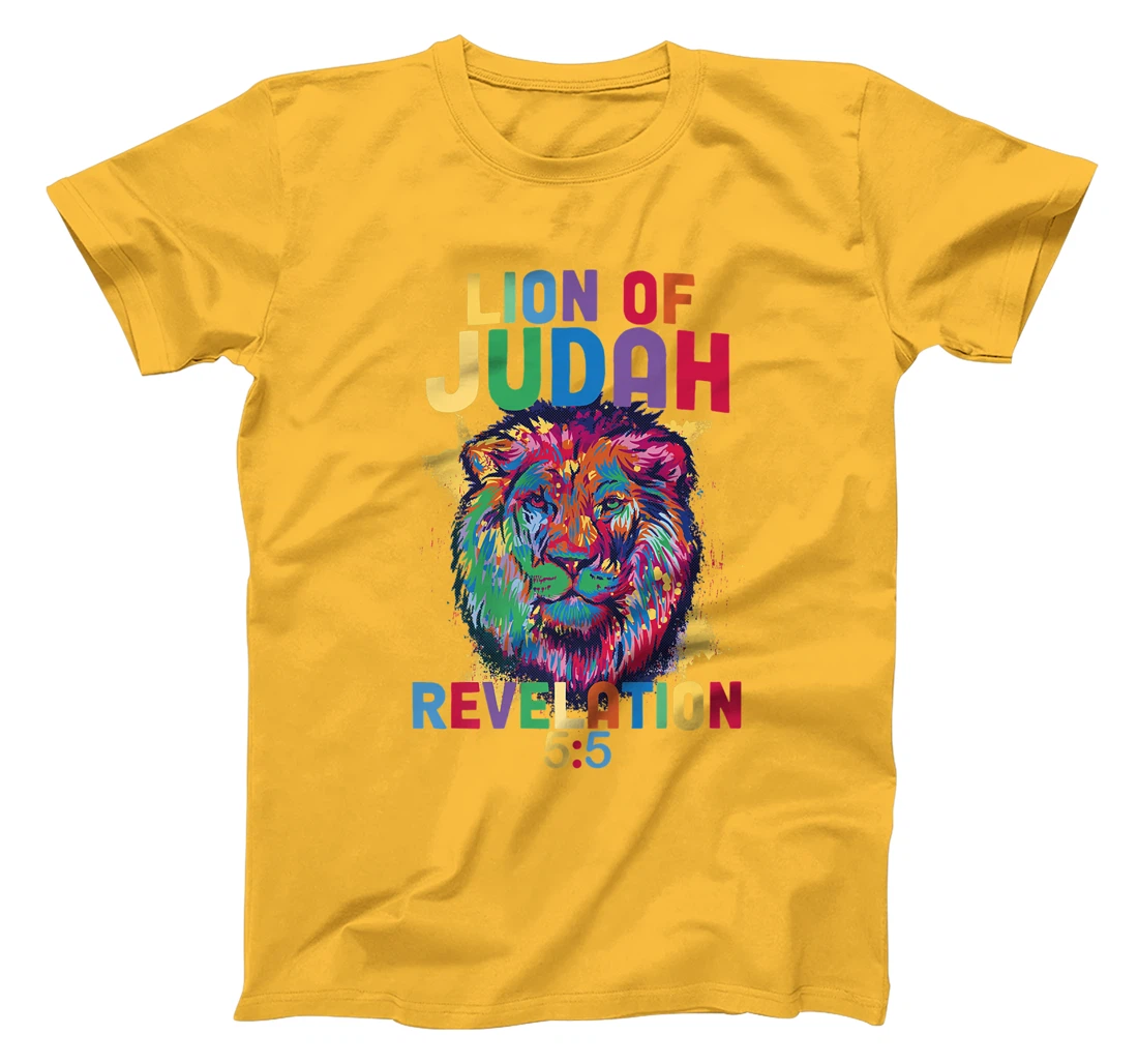 Lion of Judah Revelation 5:5 Christian Saying Bible Verse T-Shirt, Women T-Shirt