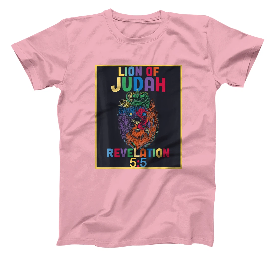 Lion of Judah Revelation 5:5 Bible Verse Christian Saying T-Shirt, Women T-Shirt