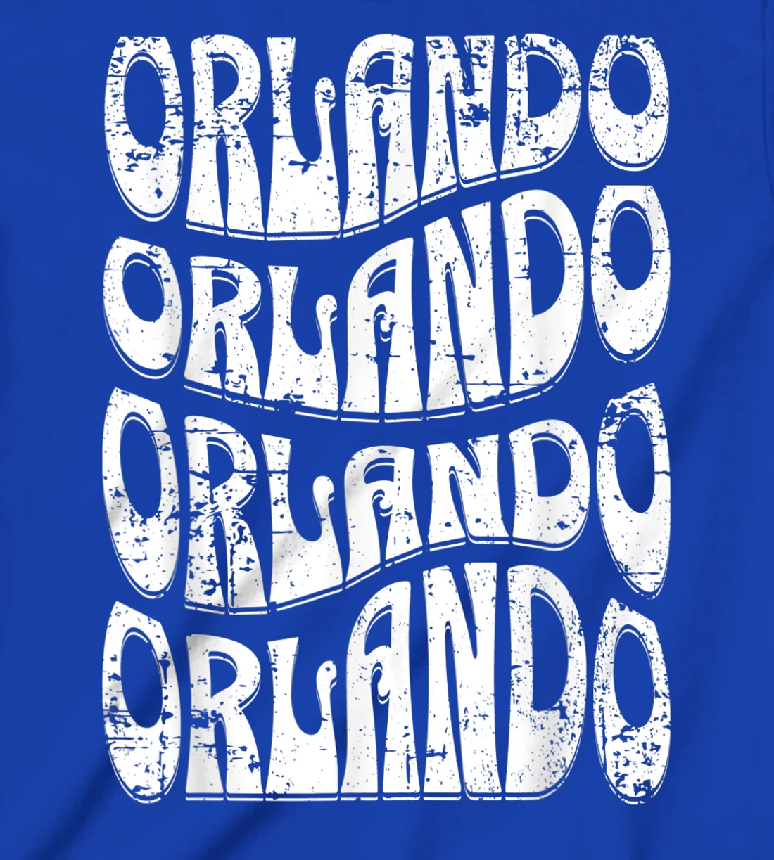 Awesome Orlando Florida Groovy Retro Distressed Design T-Shirt, Kid T-Shirt and Women T-Shirt