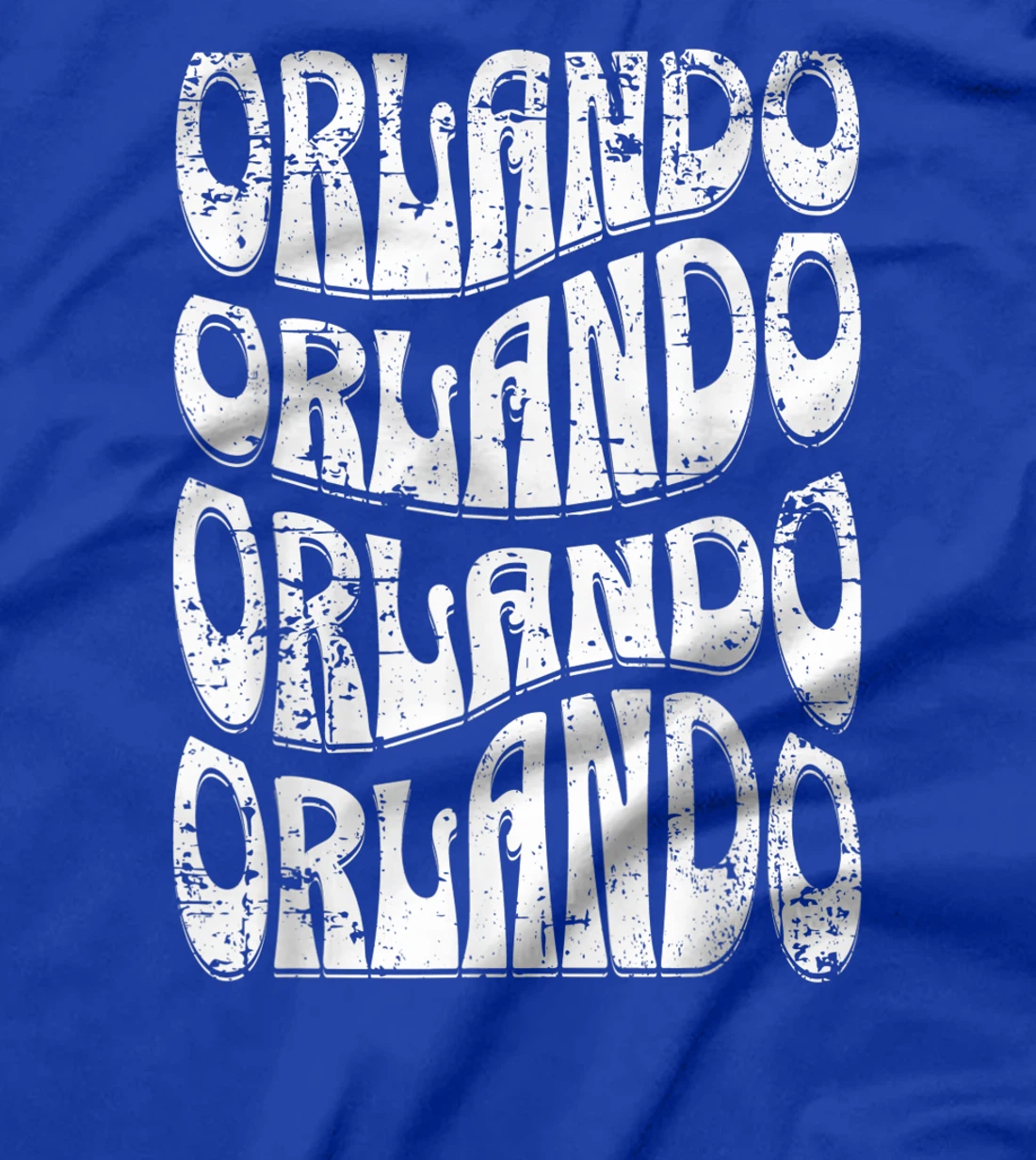 Awesome Orlando Florida Groovy Retro Distressed Design T-Shirt, Kid T-Shirt and Women T-Shirt