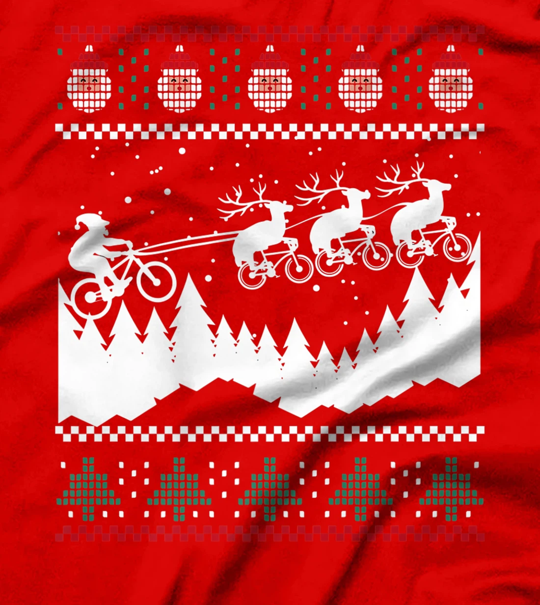 Christmas Mountain Biking MTBE Shirt For Mountain Bikers T-Shirt, Women T-Shirt