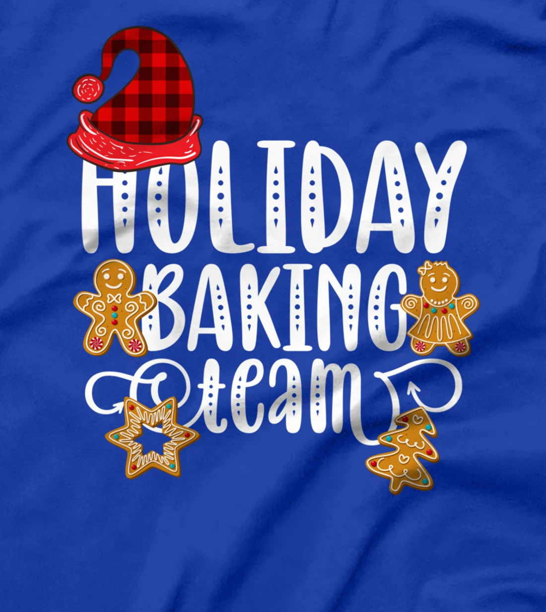 Holiday Baking Team Christmas Cooking Gingerbread Cookie T-Shirt