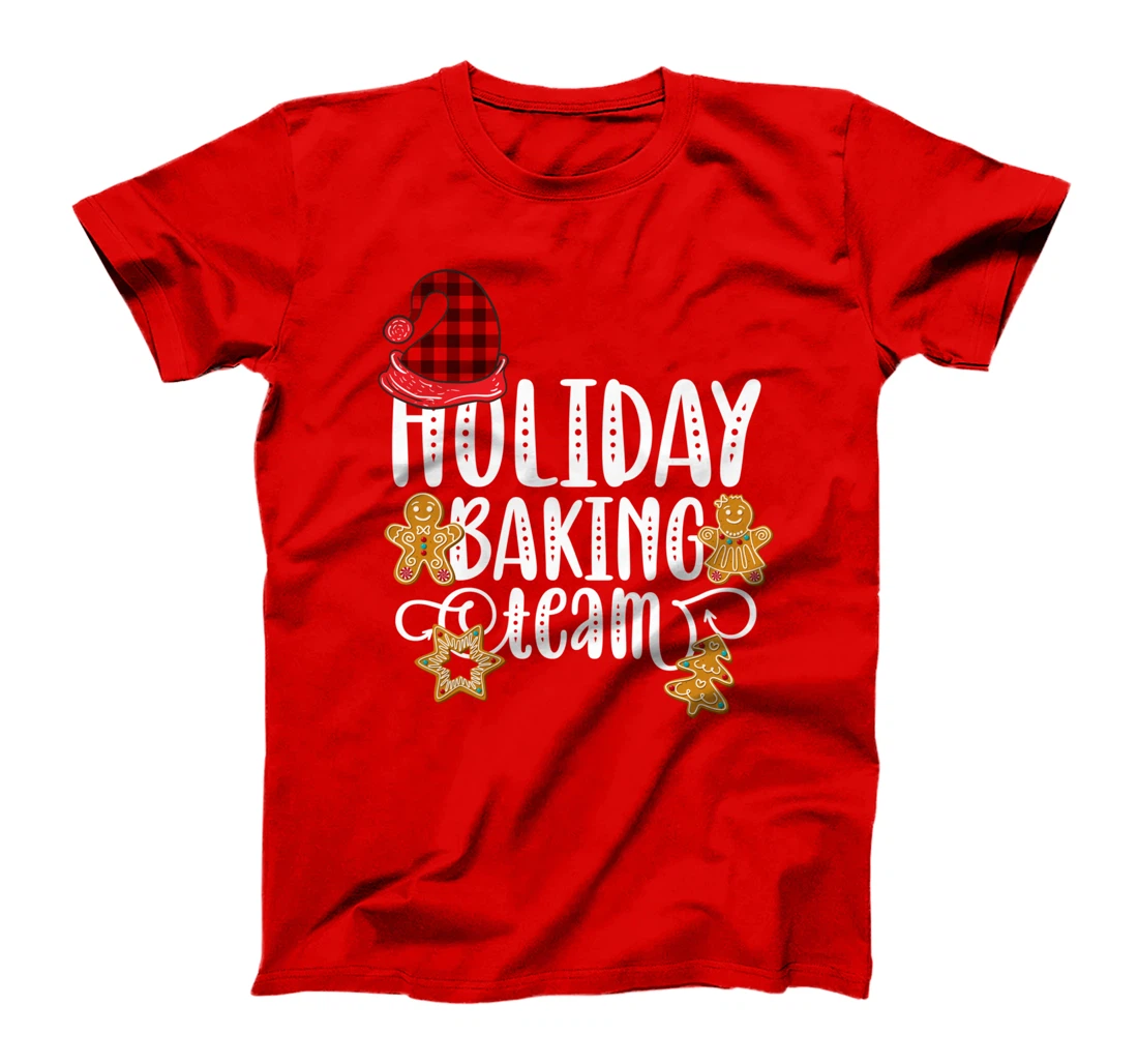 Holiday Baking Team Christmas Cooking Gingerbread Cookie T-Shirt