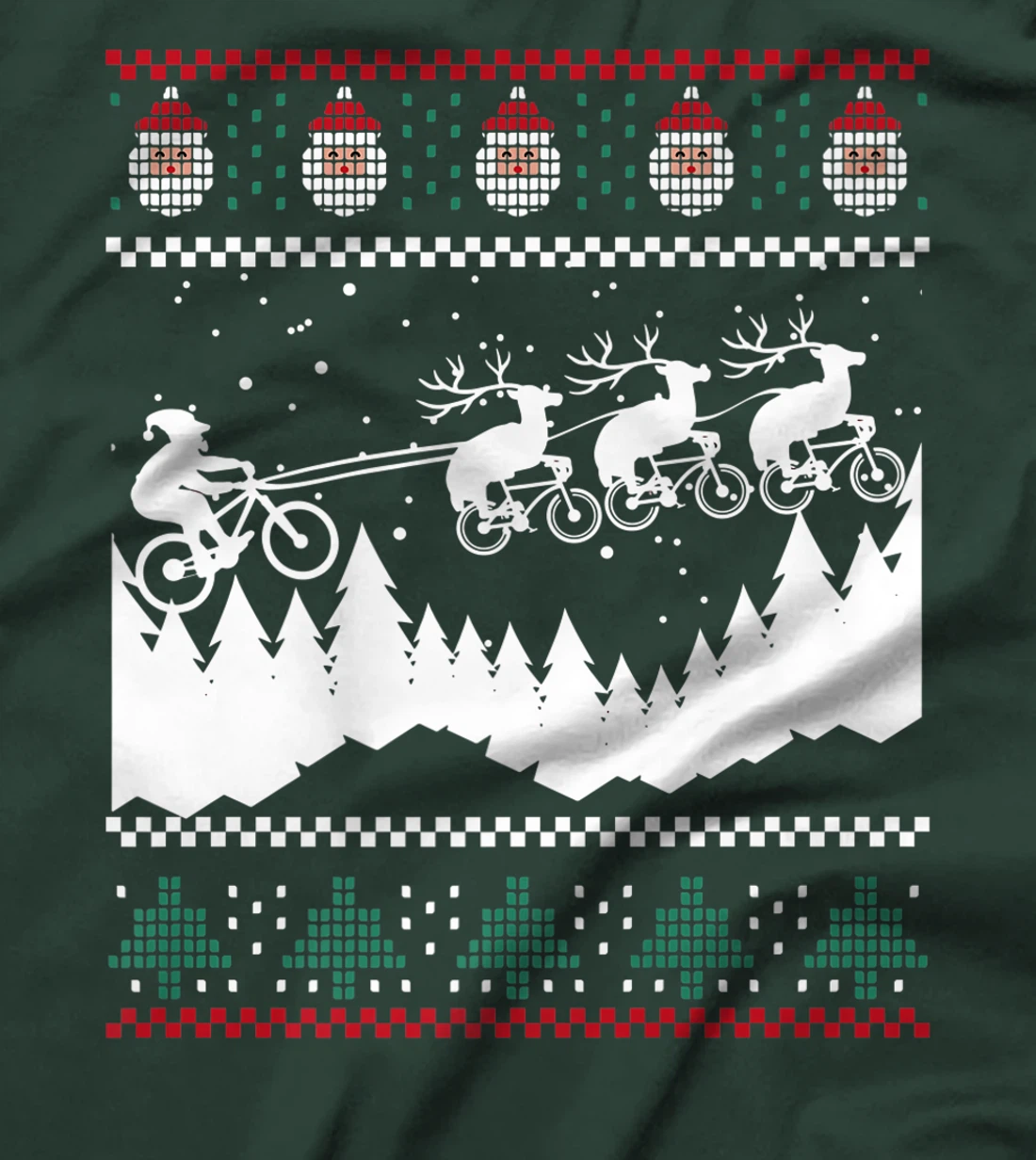 Christmas Mountain Biking MTBE Shirt For Mountain Bikers T-Shirt, Women T-Shirt