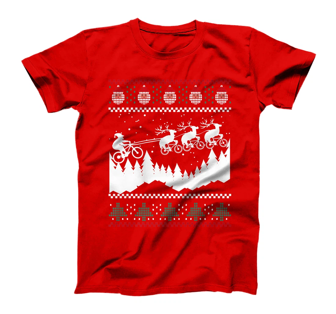 Christmas Mountain Biking MTBE Shirt For Mountain Bikers T-Shirt, Women T-Shirt