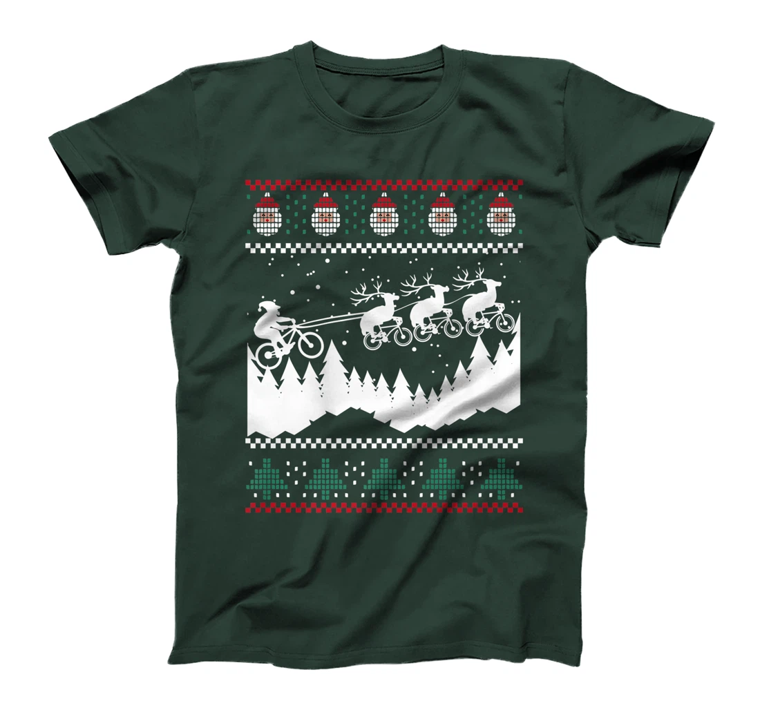 Christmas Mountain Biking MTBE Shirt For Mountain Bikers T-Shirt, Women T-Shirt