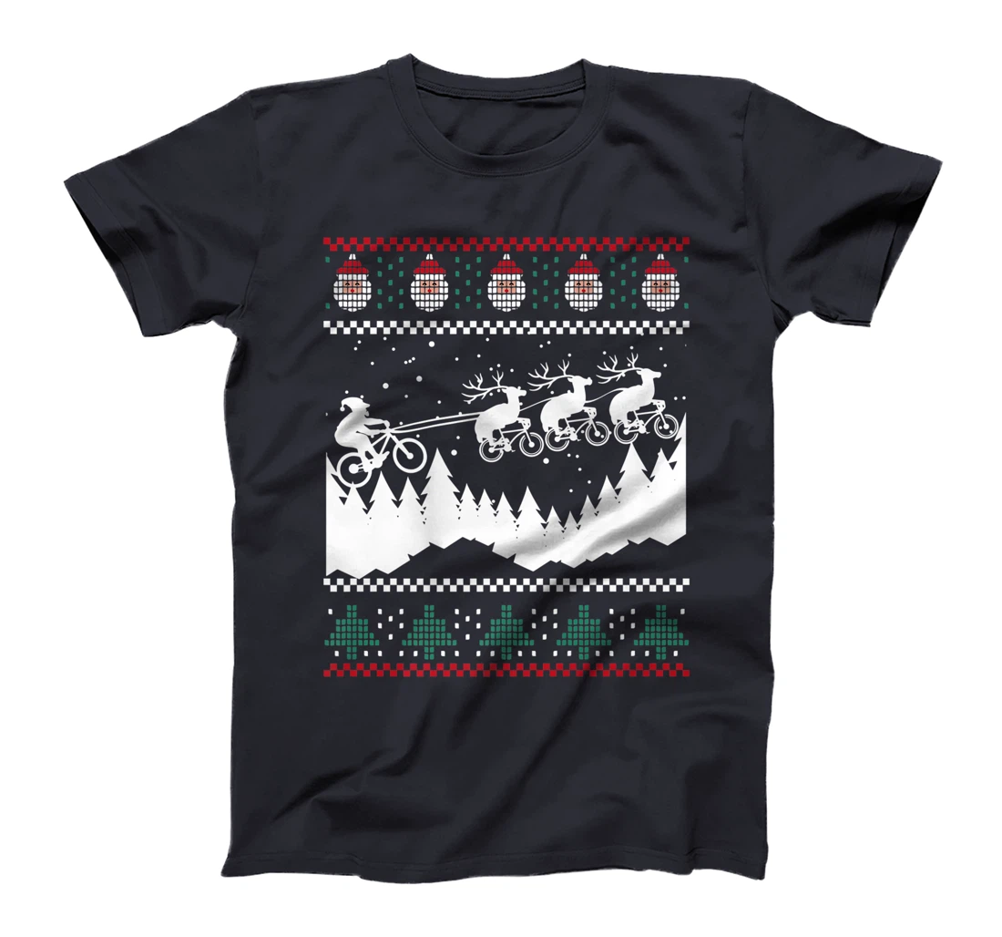 Christmas Mountain Biking MTBE Shirt For Mountain Bikers T-Shirt, Women T-Shirt