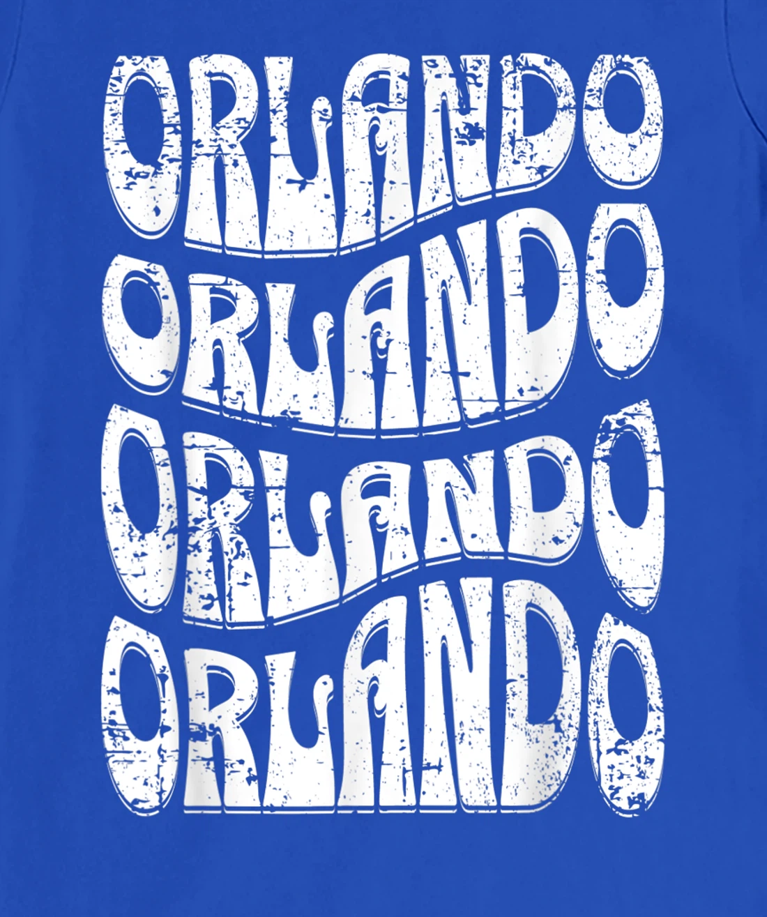 Awesome Orlando Florida Groovy Retro Distressed Design T-Shirt, Kid T-Shirt and Women T-Shirt