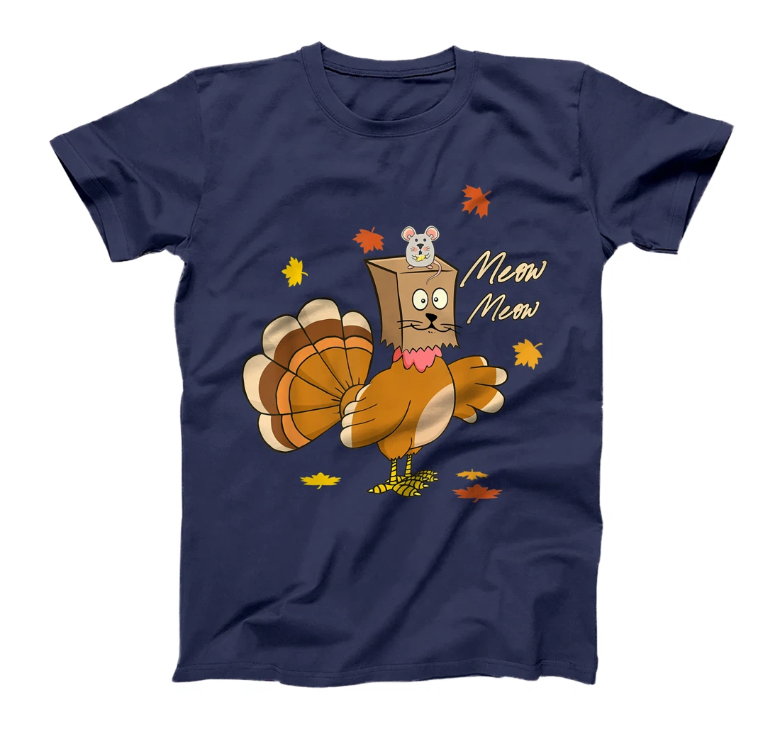funny thanksgiving pretend im a cat thankful turkey T-Shirt, Kid T-Shirt and Women T-Shirt