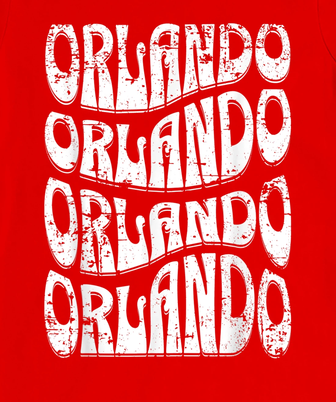 Awesome Orlando Florida Groovy Retro Distressed Design T-Shirt, Kid T-Shirt and Women T-Shirt