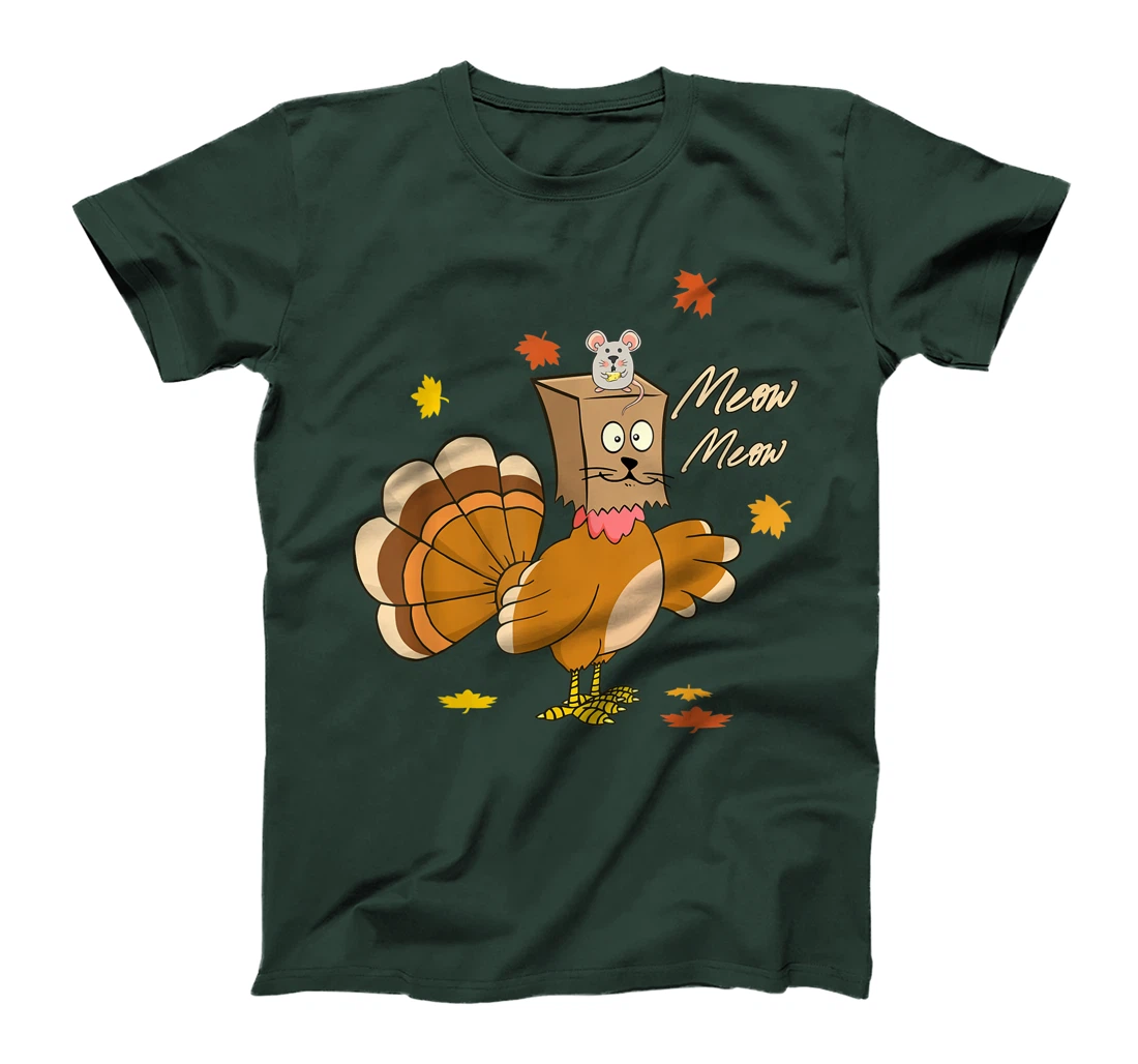 funny thanksgiving pretend im a cat thankful turkey T-Shirt, Kid T-Shirt and Women T-Shirt