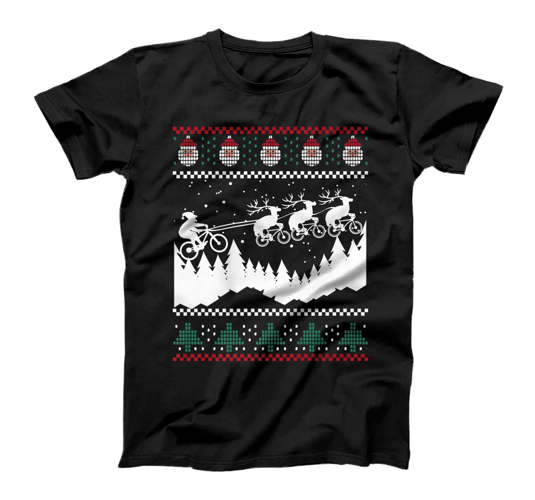 Christmas Mountain Biking MTBE Shirt For Mountain Bikers T-Shirt, Women T-Shirt