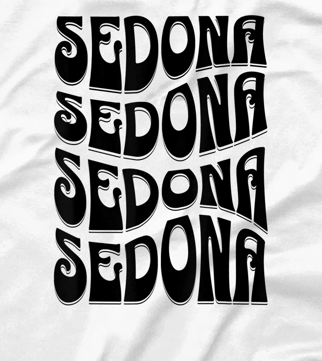 Sedona Arizona Retro 60s 70s Style Design T-Shirt, Kid T-Shirt and Women T-Shirt