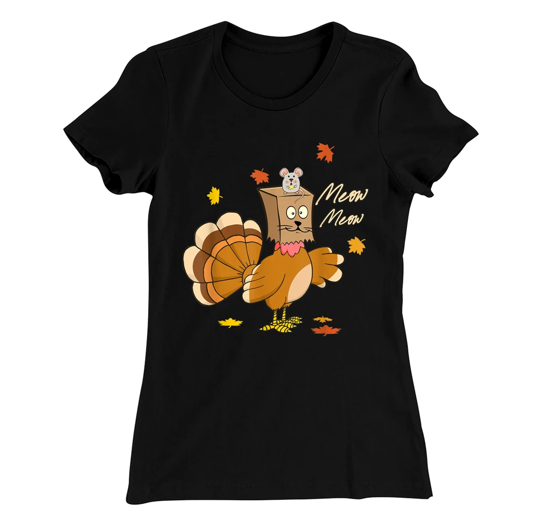 funny thanksgiving pretend im a cat thankful turkey T-Shirt, Kid T-Shirt and Women T-Shirt