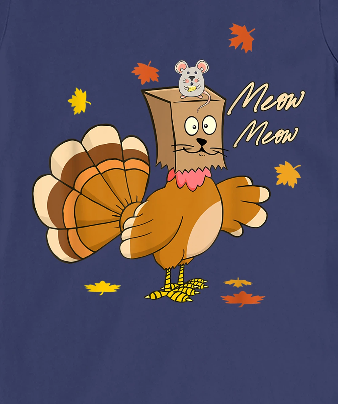 funny thanksgiving pretend im a cat thankful turkey T-Shirt, Kid T-Shirt and Women T-Shirt