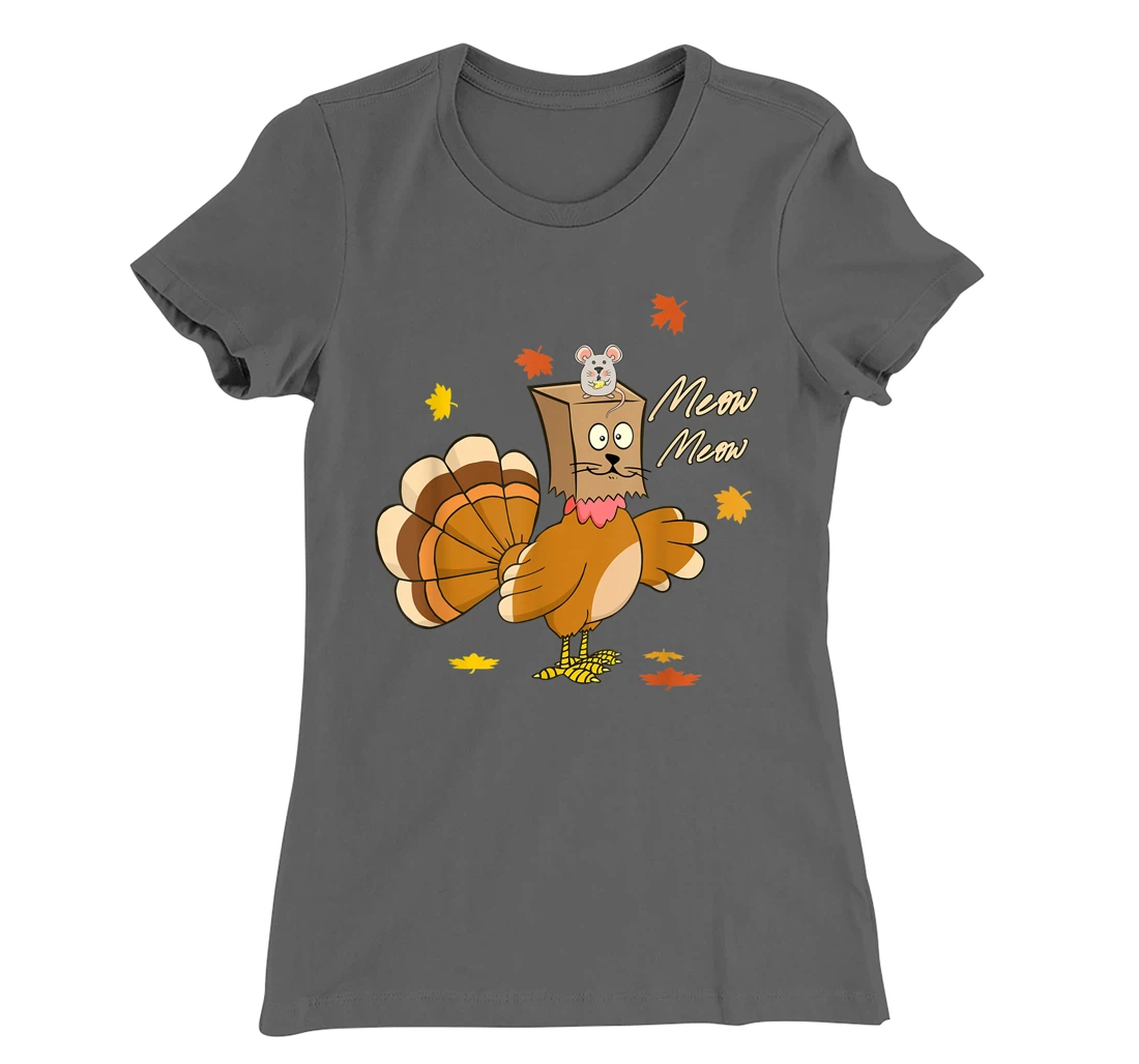 funny thanksgiving pretend im a cat thankful turkey T-Shirt, Kid T-Shirt and Women T-Shirt