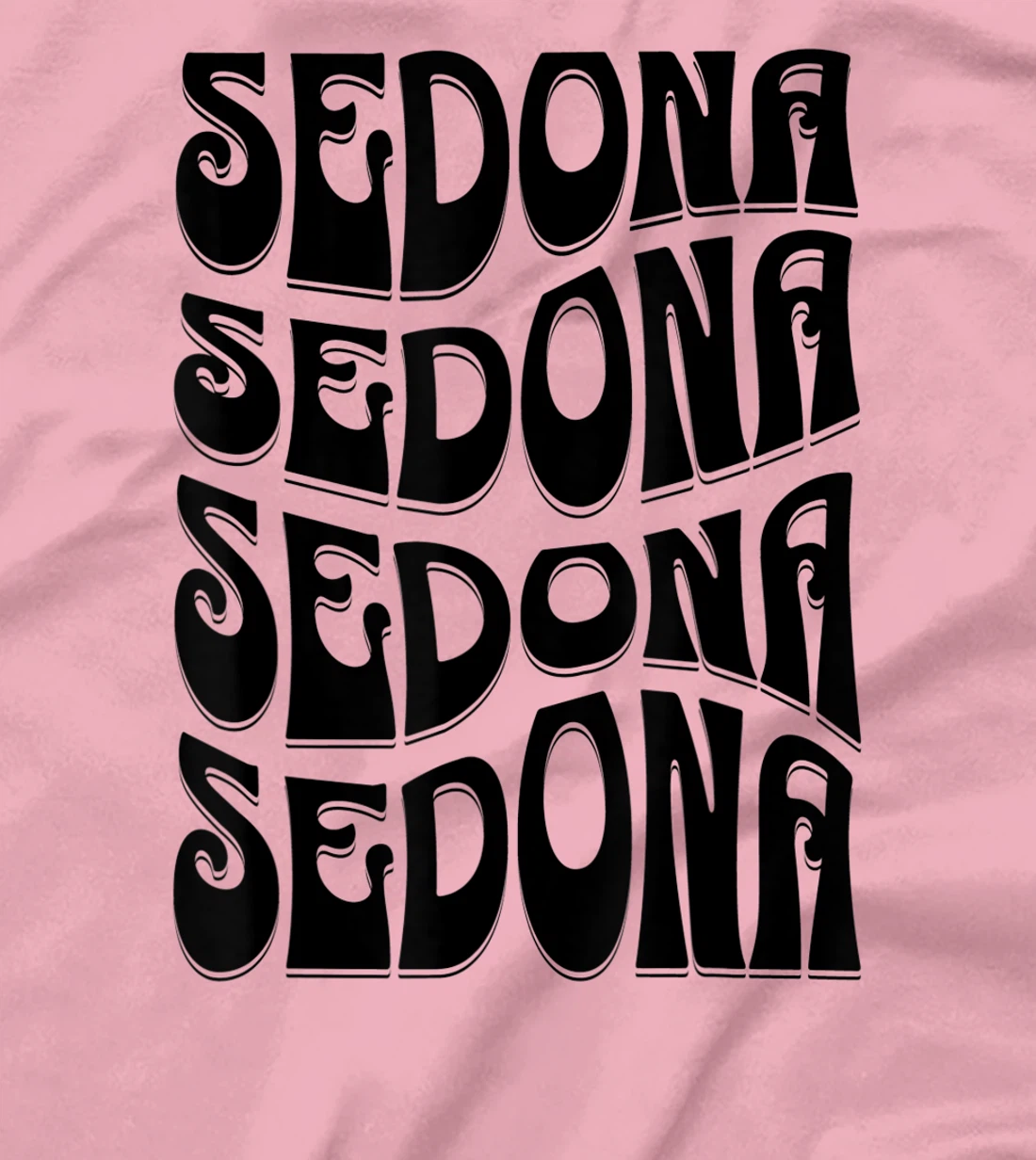 Sedona Arizona Retro 60s 70s Style Design T-Shirt, Kid T-Shirt and Women T-Shirt