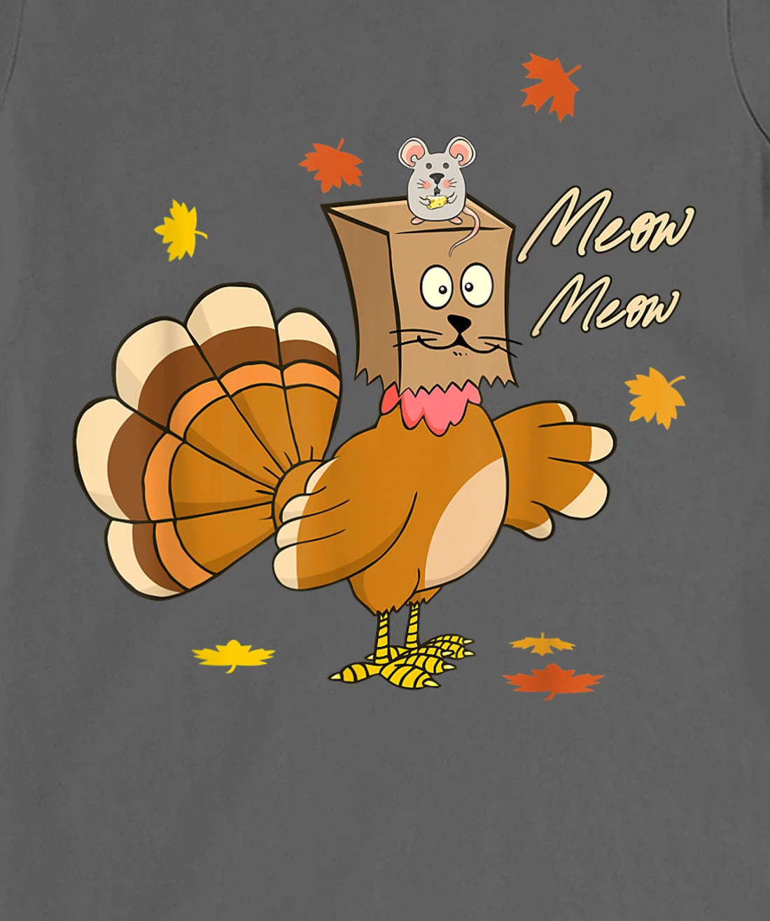 funny thanksgiving pretend im a cat thankful turkey T-Shirt, Kid T-Shirt and Women T-Shirt