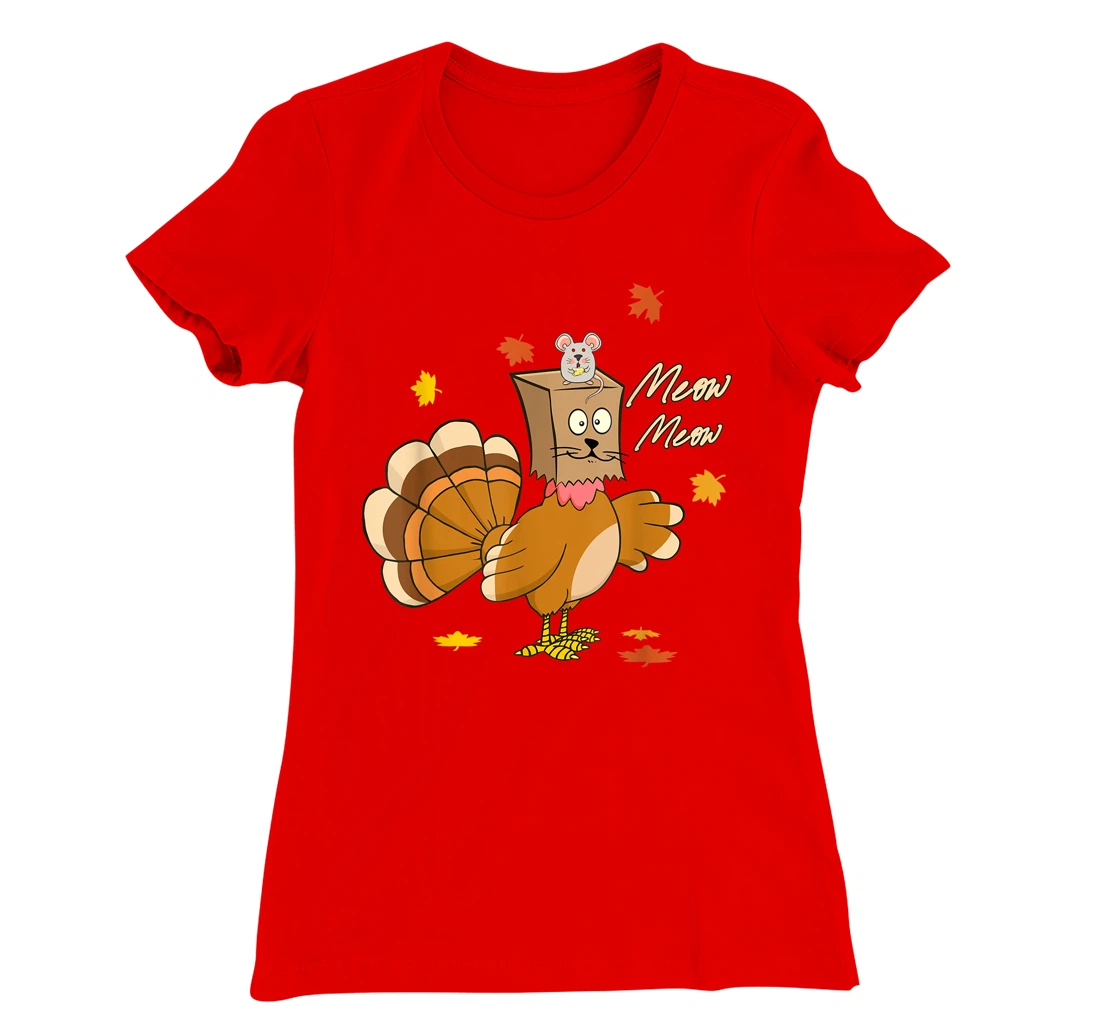 funny thanksgiving pretend im a cat thankful turkey T-Shirt, Kid T-Shirt and Women T-Shirt