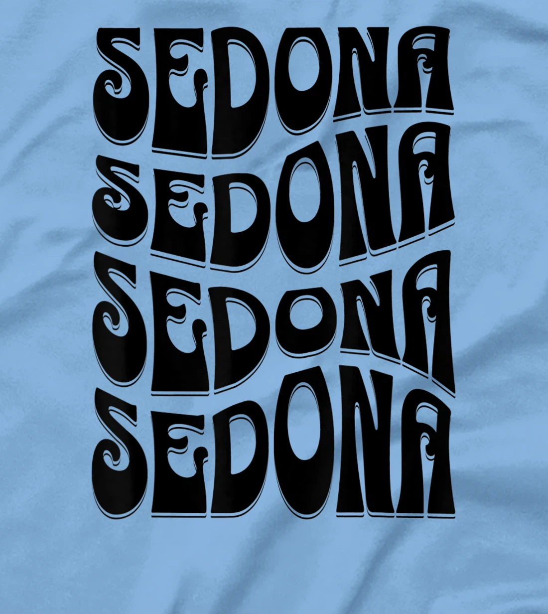 Sedona Arizona Retro 60s 70s Style Design T-Shirt, Kid T-Shirt and Women T-Shirt