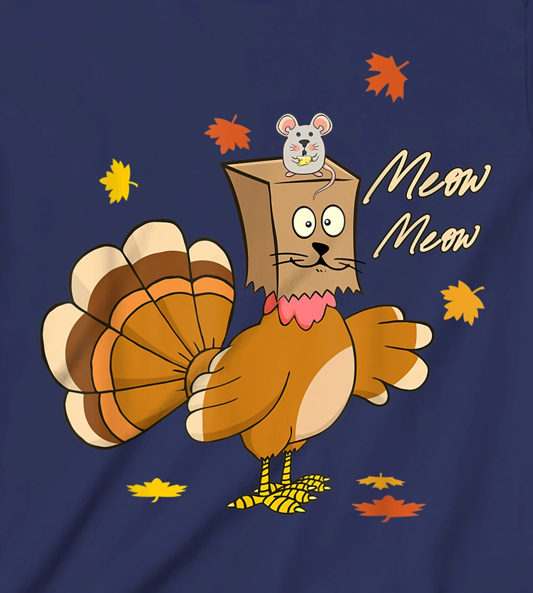 funny thanksgiving pretend im a cat thankful turkey T-Shirt, Kid T-Shirt and Women T-Shirt