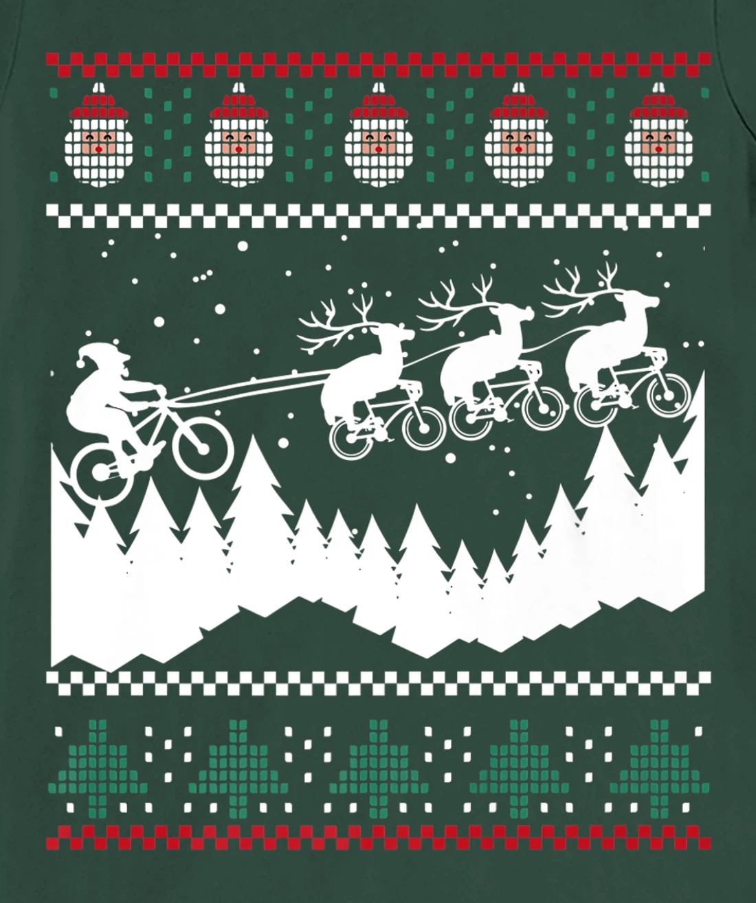 Christmas Mountain Biking MTBE Shirt For Mountain Bikers T-Shirt, Women T-Shirt