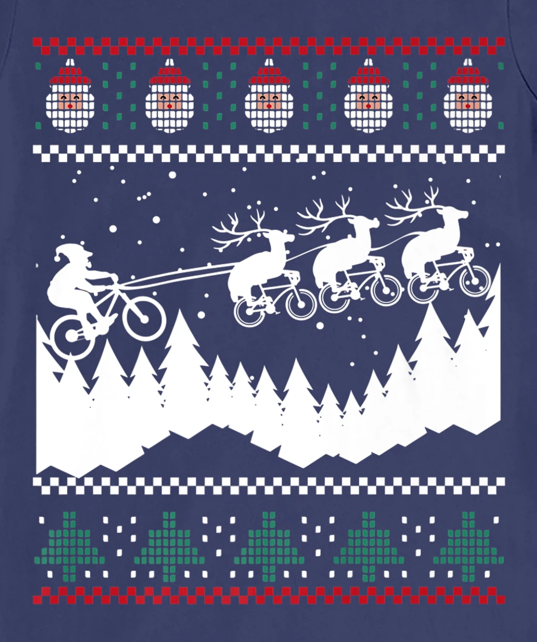 Christmas Mountain Biking MTBE Shirt For Mountain Bikers T-Shirt, Women T-Shirt