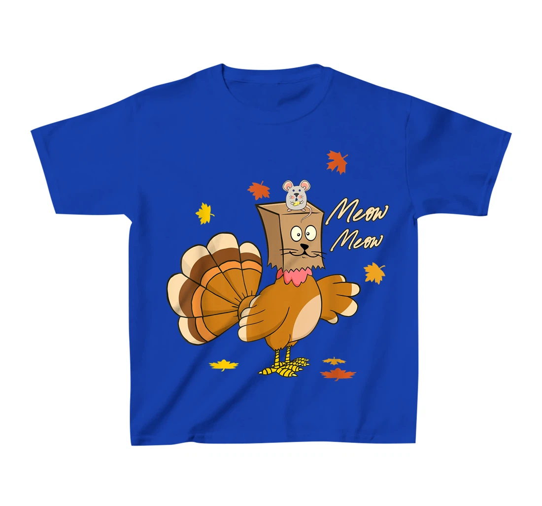 funny thanksgiving pretend im a cat thankful turkey T-Shirt, Kid T-Shirt and Women T-Shirt