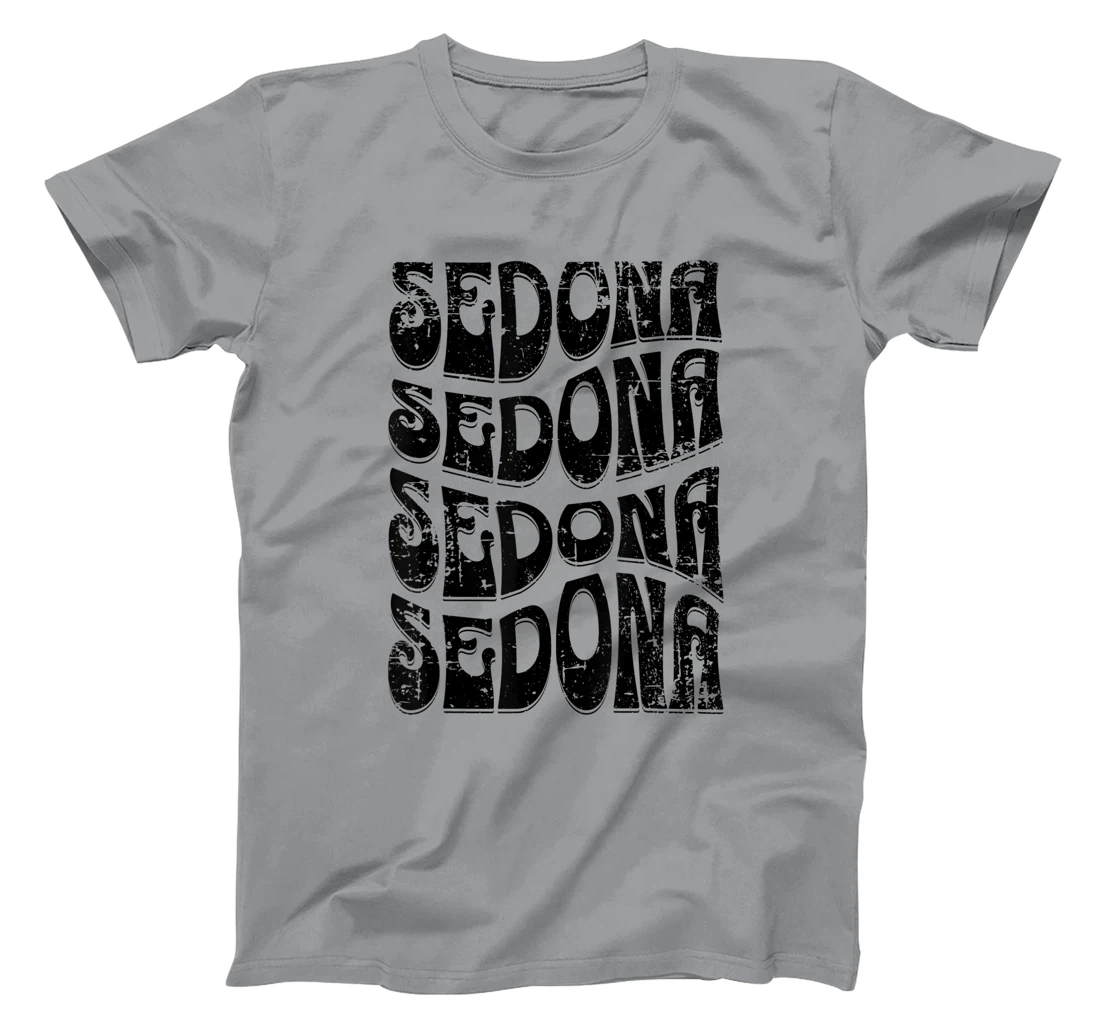 Sedona Arizona Retro 60s 70s Style Distressed Design T-Shirt, Kid T-Shirt and Women T-Shirt