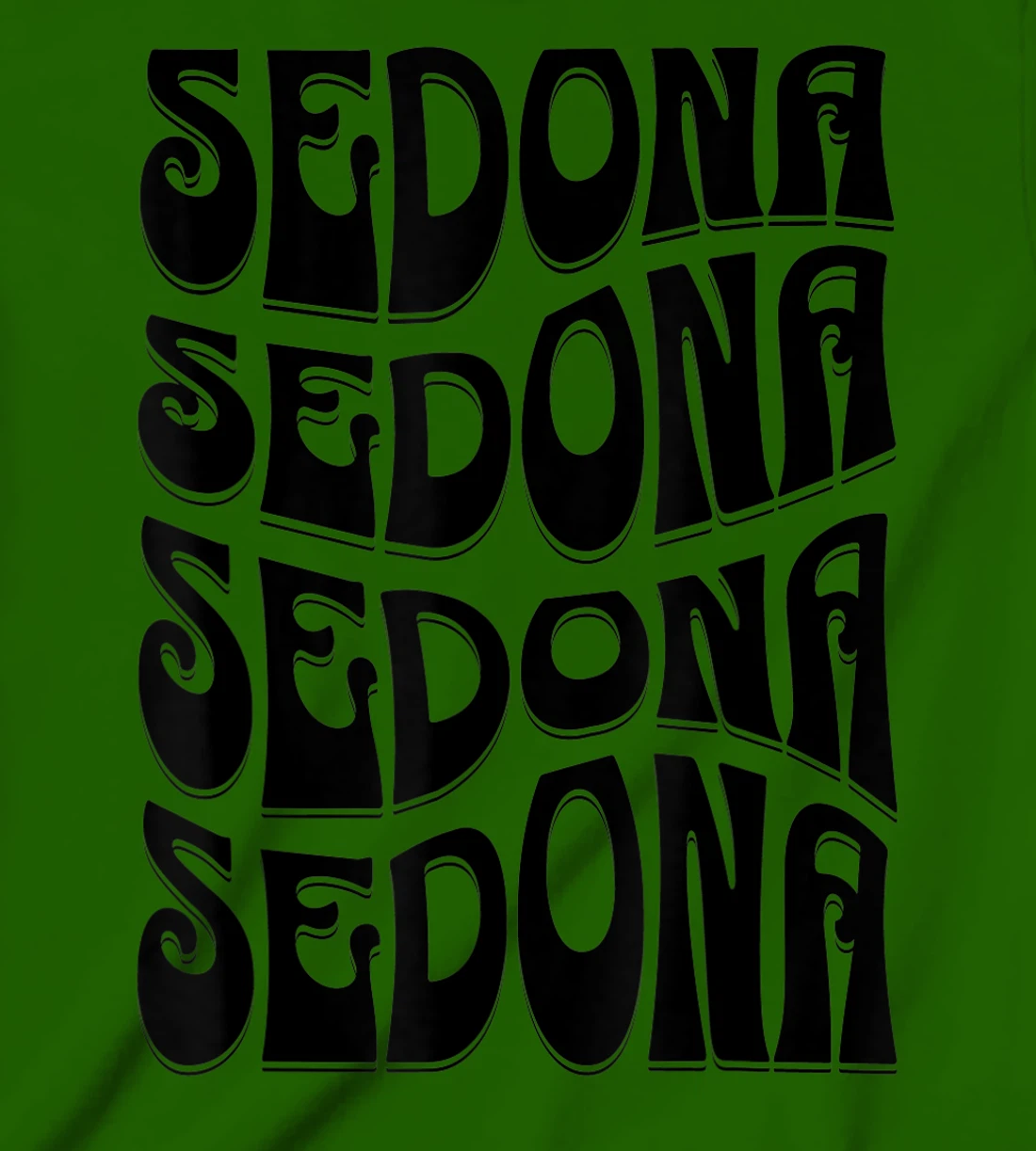 Sedona Arizona Retro 60s 70s Style Design T-Shirt, Kid T-Shirt and Women T-Shirt