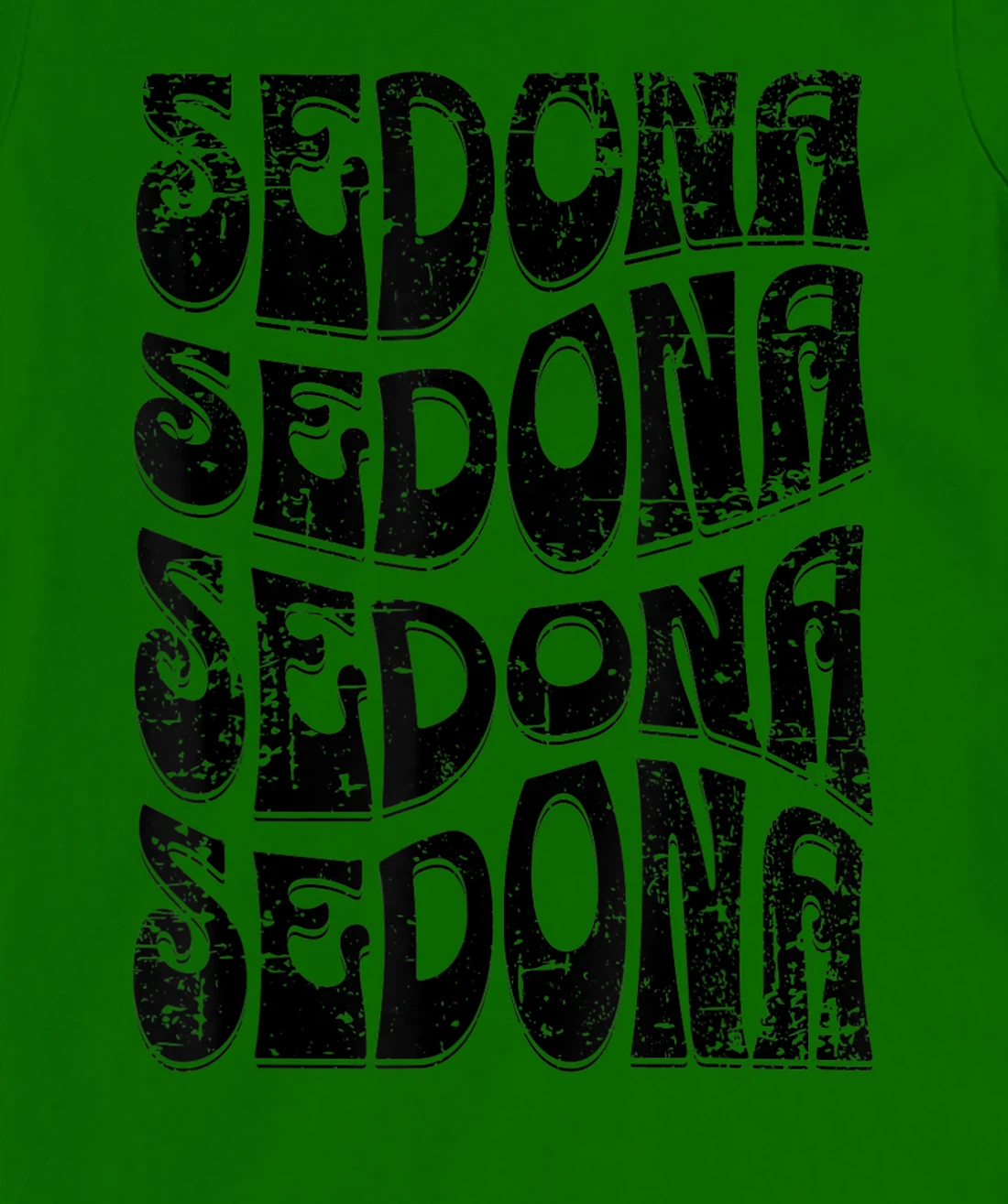 Sedona Arizona Retro 60s 70s Style Distressed Design T-Shirt, Kid T-Shirt and Women T-Shirt