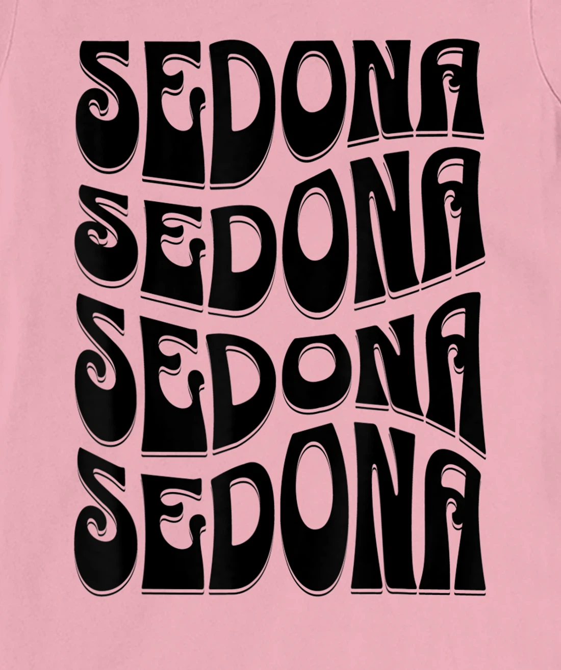 Sedona Arizona Retro 60s 70s Style Design T-Shirt, Kid T-Shirt and Women T-Shirt