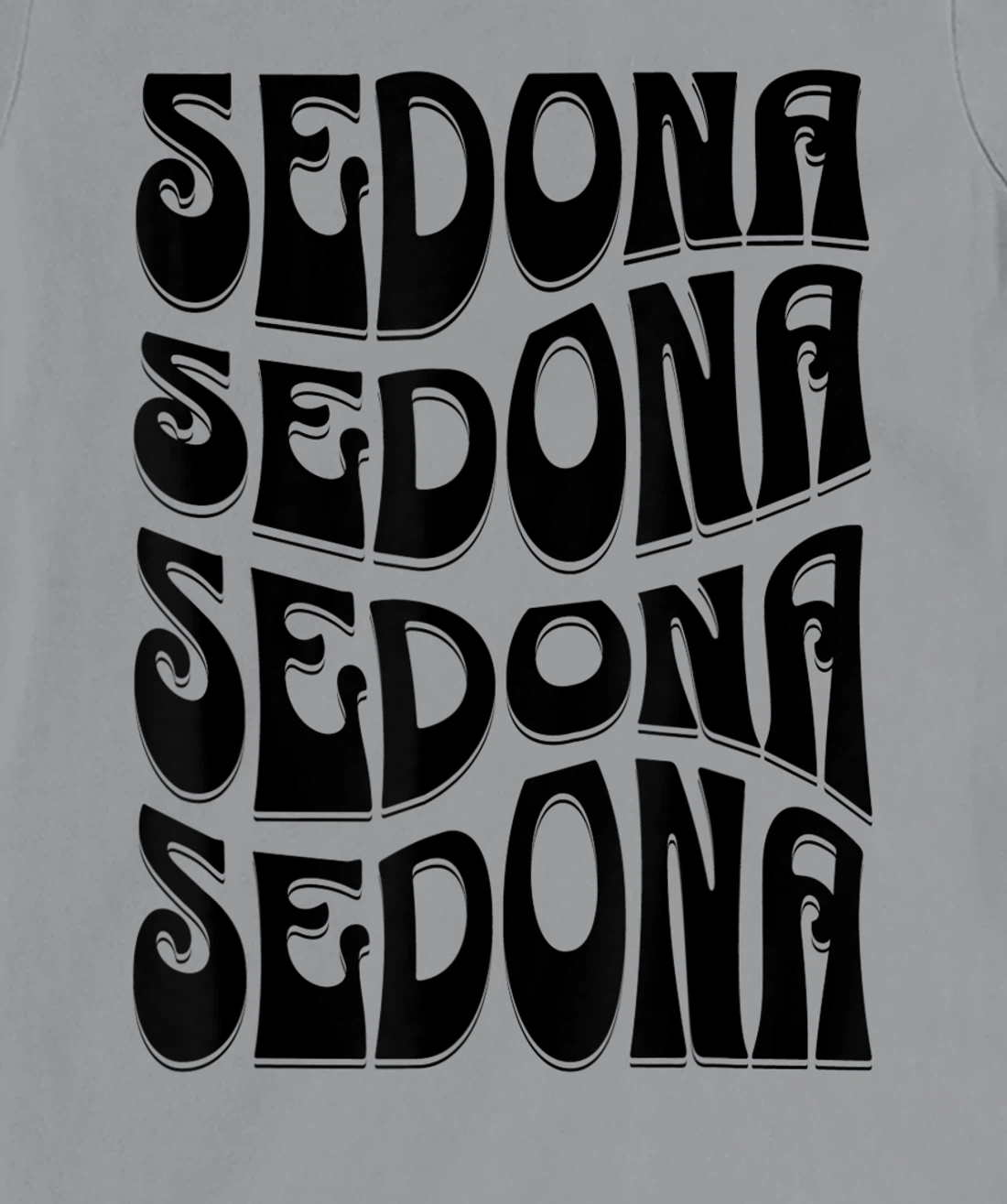 Sedona Arizona Retro 60s 70s Style Design T-Shirt, Kid T-Shirt and Women T-Shirt