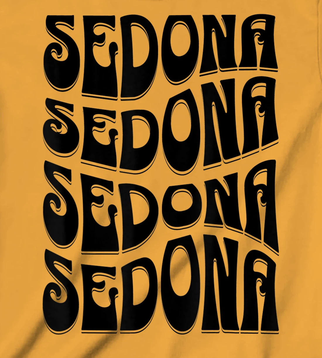 Sedona Arizona Retro 60s 70s Style Design T-Shirt, Kid T-Shirt and Women T-Shirt