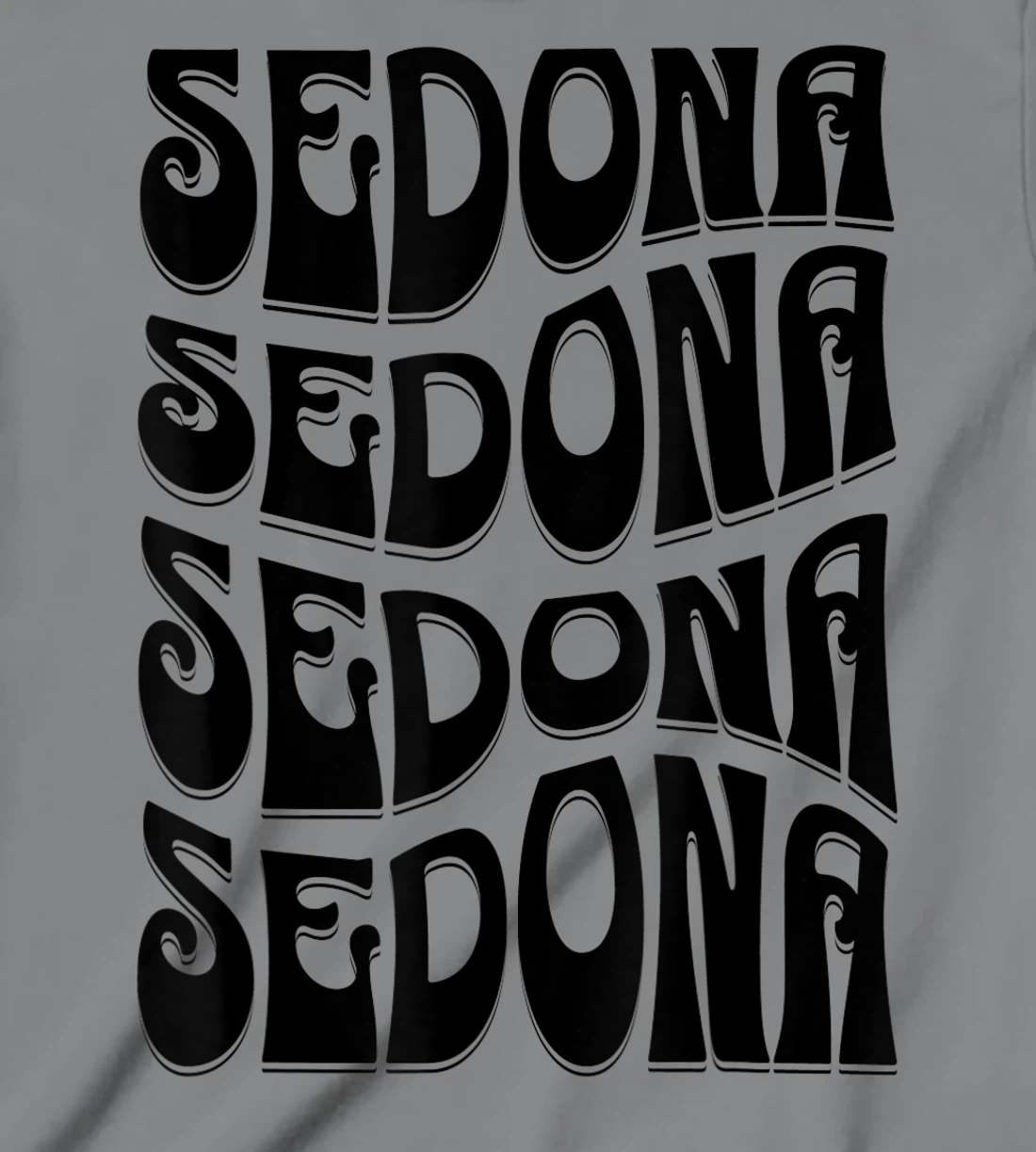 Sedona Arizona Retro 60s 70s Style Design T-Shirt, Kid T-Shirt and Women T-Shirt