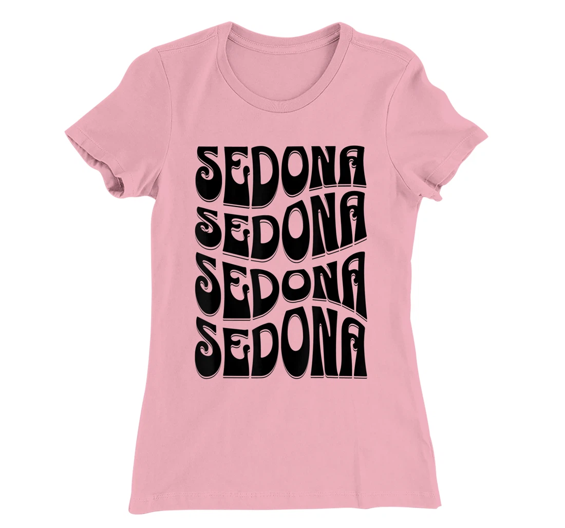 Sedona Arizona Retro 60s 70s Style Design T-Shirt, Kid T-Shirt and Women T-Shirt