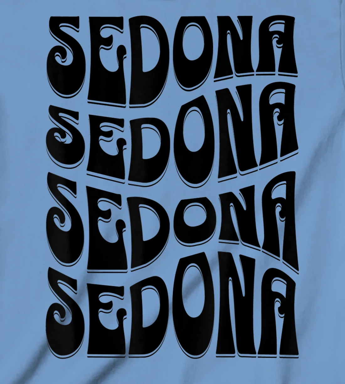 Sedona Arizona Retro 60s 70s Style Design T-Shirt, Kid T-Shirt and Women T-Shirt