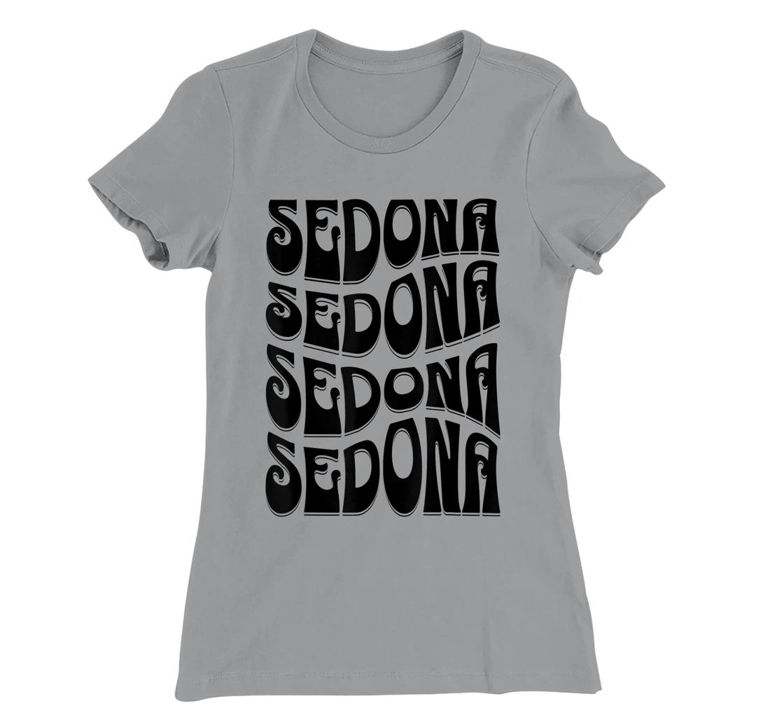 Sedona Arizona Retro 60s 70s Style Design T-Shirt, Kid T-Shirt and Women T-Shirt