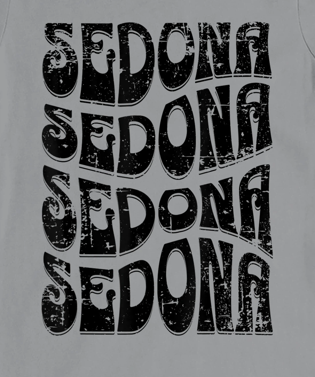 Sedona Arizona Retro 60s 70s Style Distressed Design T-Shirt, Kid T-Shirt and Women T-Shirt