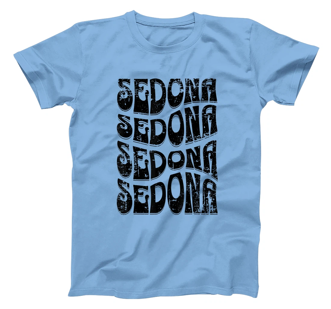 Sedona Arizona Retro 60s 70s Style Distressed Design T-Shirt, Kid T-Shirt and Women T-Shirt