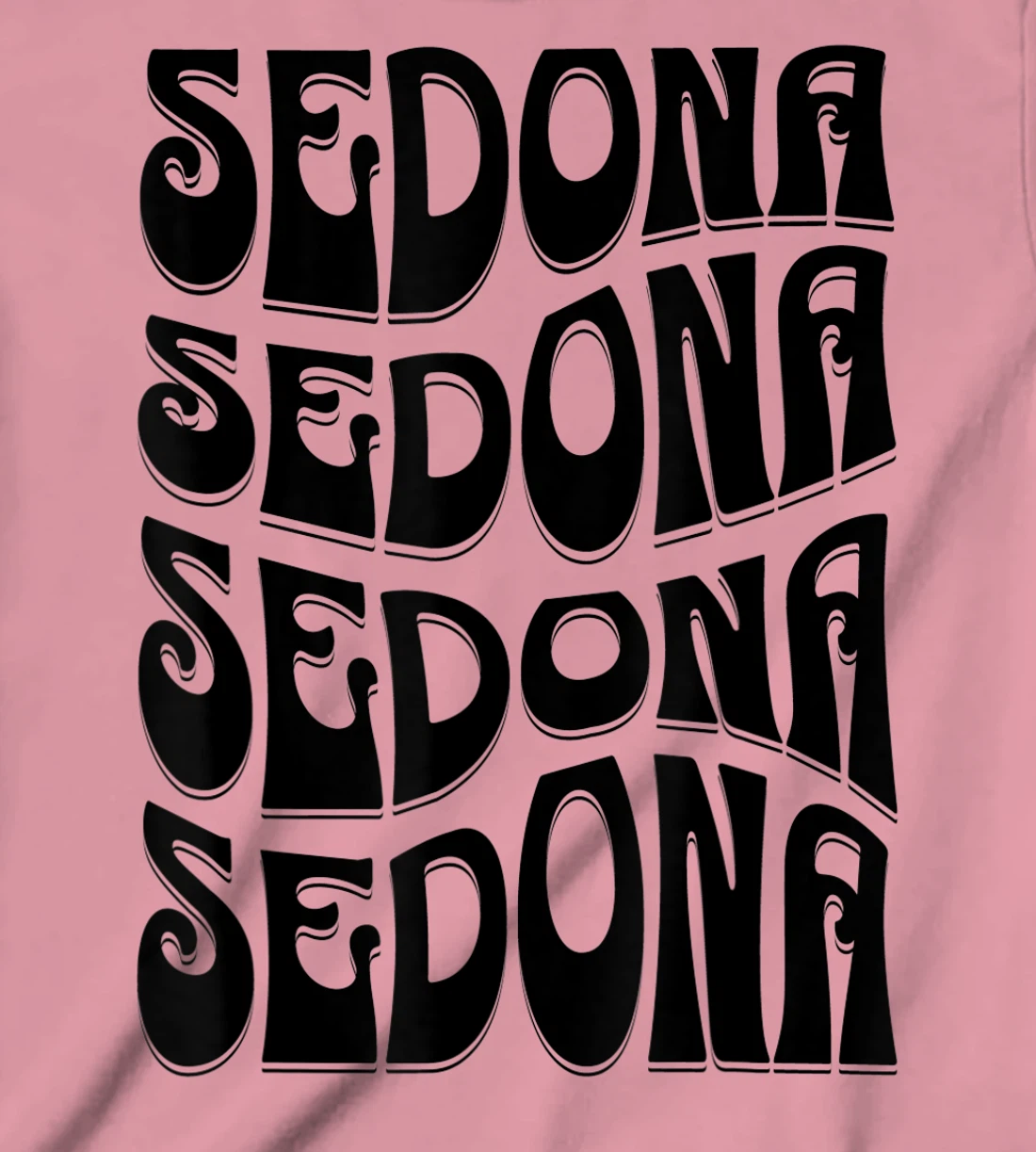 Sedona Arizona Retro 60s 70s Style Design T-Shirt, Kid T-Shirt and Women T-Shirt