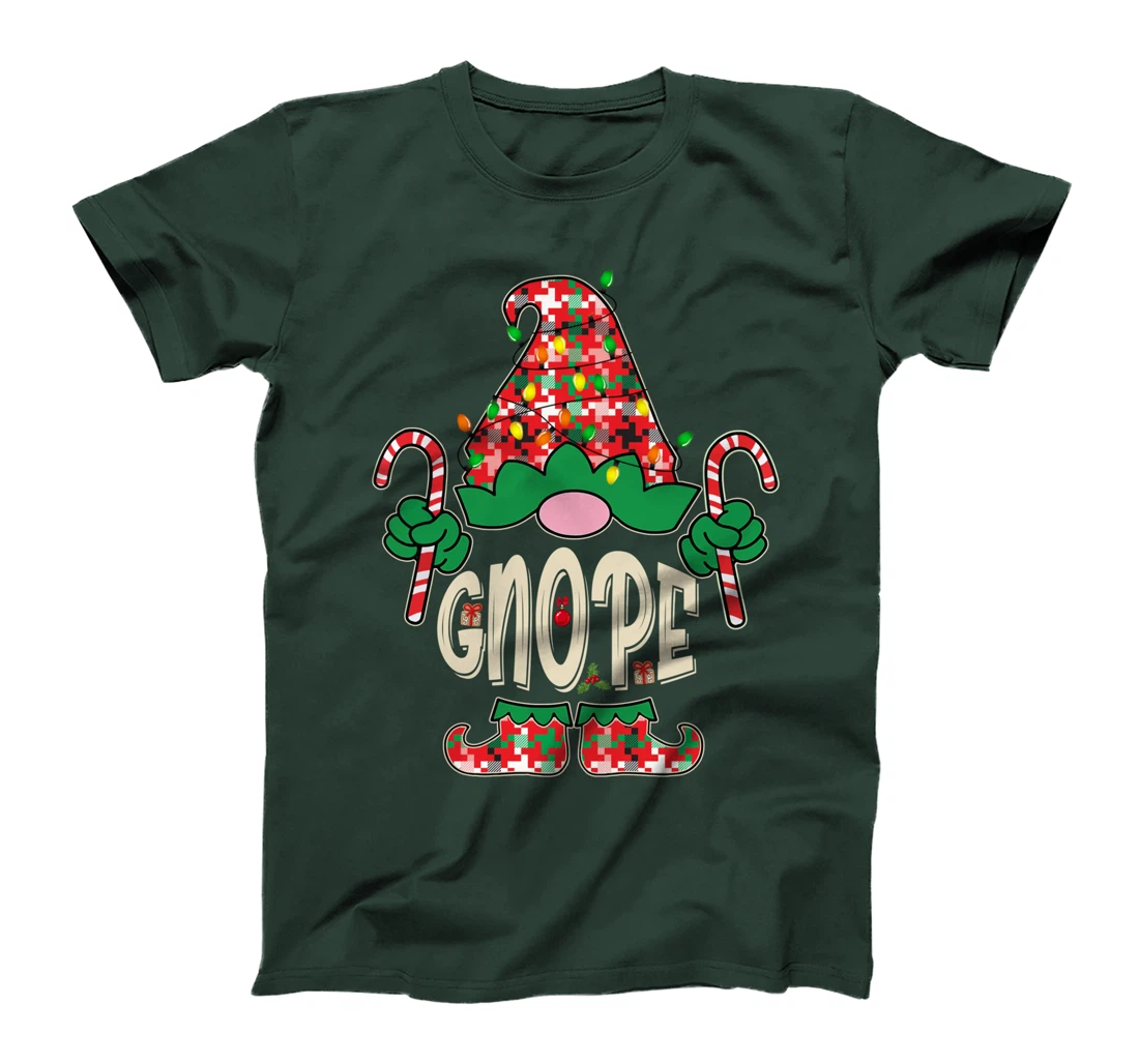Funny Nope Gnope Tomte Garden Gnome Scandinavian Sweden T-Shirt