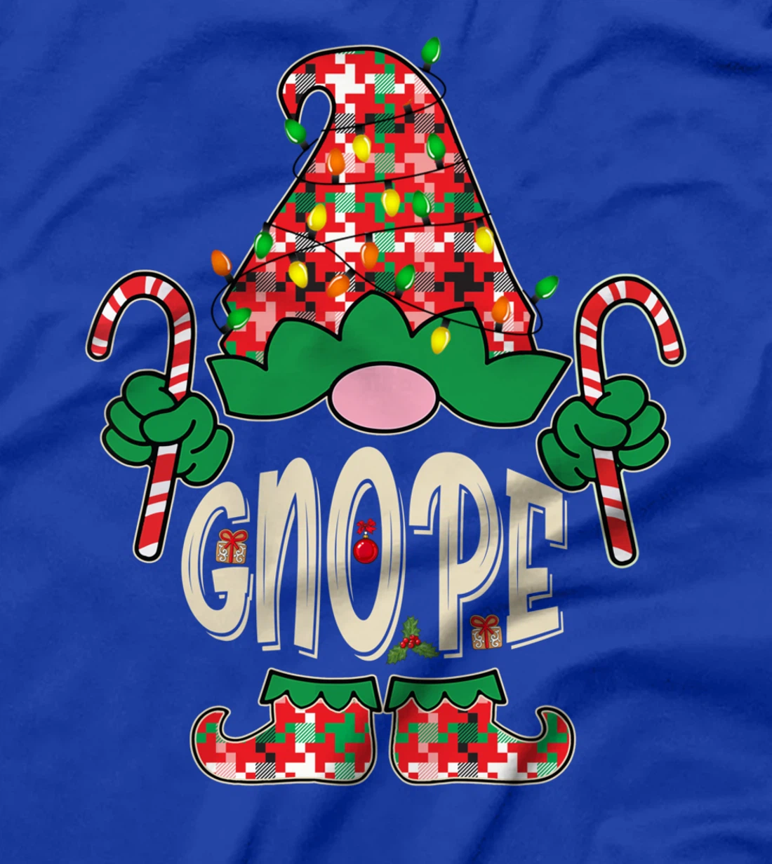 Funny Nope Gnope Tomte Garden Gnome Scandinavian Sweden T-Shirt