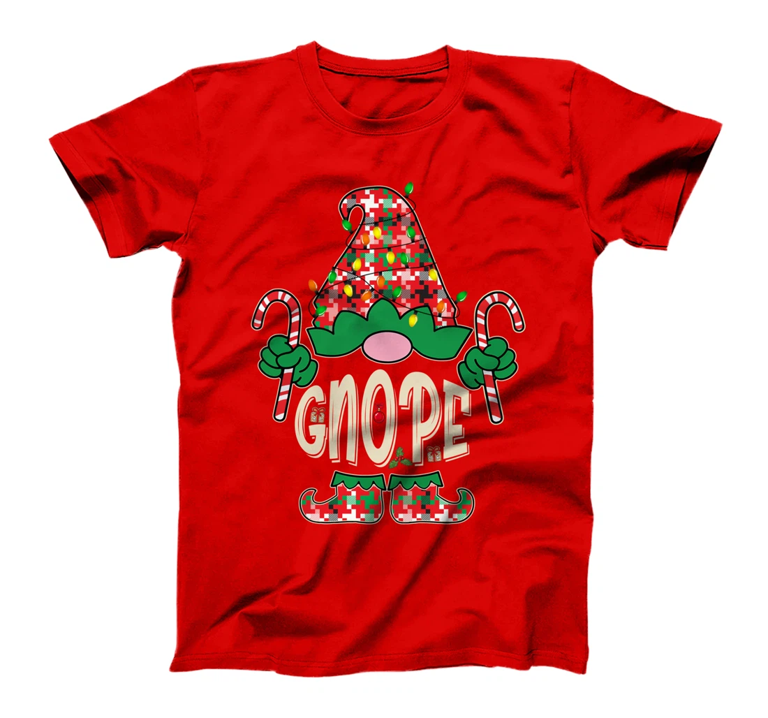 Funny Nope Gnope Tomte Garden Gnome Scandinavian Sweden T-Shirt